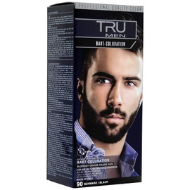 Tru Professional Men Beard Colouration Dye, 30 ml (90 - Black)