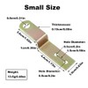 SagaSave Z Shape Corner Bracket, Picture Frame Braces Furniture Bracket