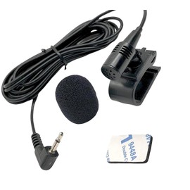 Goodsby Microphone 3.5mm Mic Handsfree Dash Car Stereo Receiver Replacement for Alpine CDE-143BT CDE-175BT CDE-HD137BT CDE-SXM145BT ILX-007 iLX-407 iLX-F409 iLX-F509 INE-S920HD INE-W927HD INE-W960