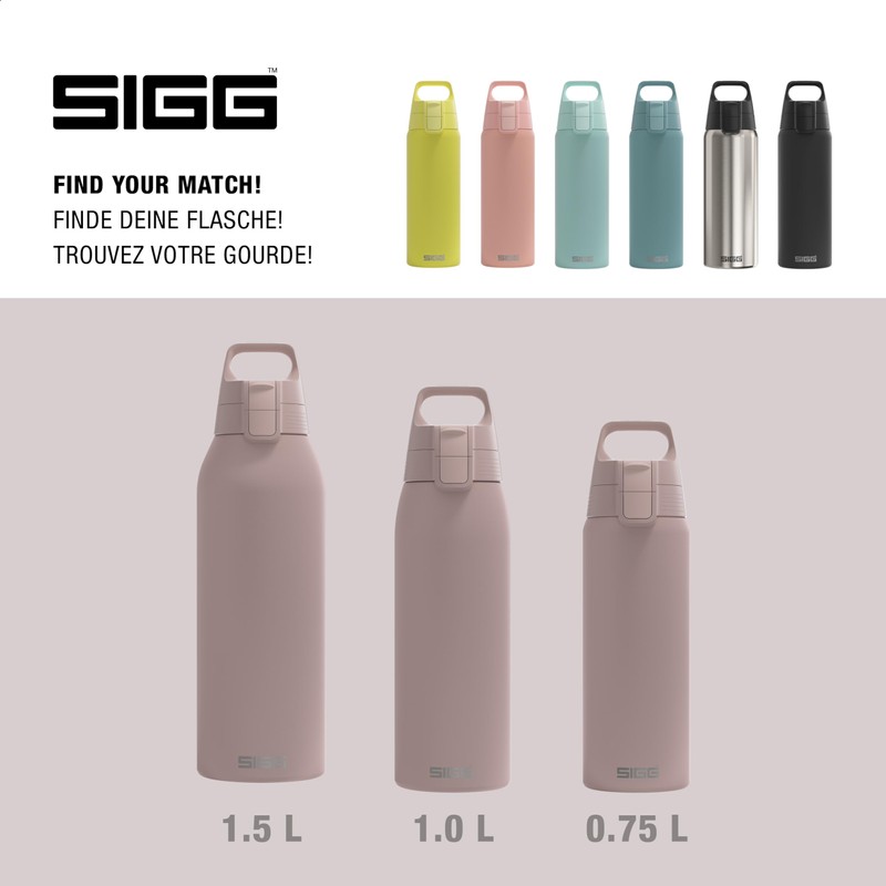 SIGG - Stainless Steel Drinking Bottle - Shield ONE Dusk