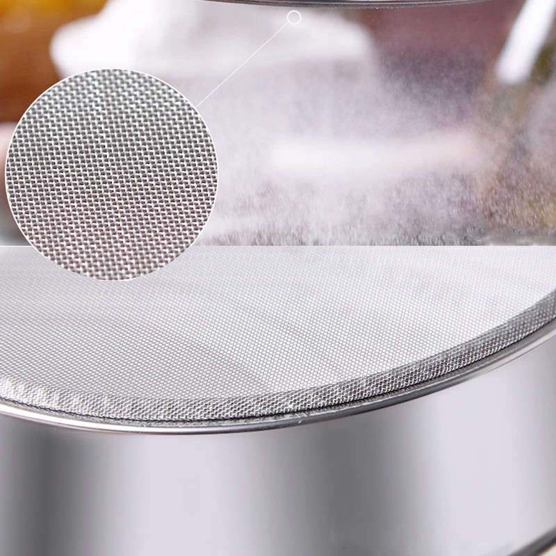 Flour Sieve Diameter, Stainless Steel Powder Sieve, Fine Mesh Sieve