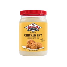 Louisiana Seasoned Chicken Fry Batter Half Gallon - 2.62 lbs - Crispy Southern Coating Mix for Fried Chicken - Delicious and Convenient Coating Filled with Cajun Flavor - Easy to Make Recipe - Just Add Water