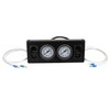 Dual Air Gauge Controller Panel Paddle Valve Gauge with Paddle
