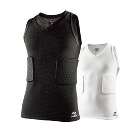 McDavid Torso Protector Compression Tank Top Protector Black (2XL)