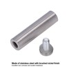12 Set Stainless Steel Standoff Screws 19x80mm Advertising Screws Mounting