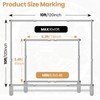 Jiang&Rong 10x10ft Heavy Duty Backdrop Stand Kit - Adjustable Step