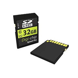 Digi Chip 32GB SD Class 10 Memory Card For Canon Powershot SX620, SX500 IS, SX730 HS, EOS 250D, G7 Mark II, G7 Mark III, G9 X Mark II