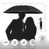 Pioggistar Windproof Umbrella for Men and Women, Inverted Mechanic Umbrellas