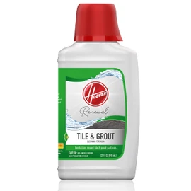 Hoover Renewal Tile and Grout Floor Cleaner Solution, 32 oz., Fresh Scent, Everyday Hard Floor Cleaner Formula, For Use on Tile, Grout, Vinyl, Laminate, Hardwood and More