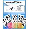 SOS Hydration Variety Pack Sampler, 5 Flavors with Sports Water