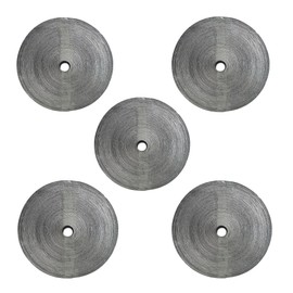 1/2/5 Roll 99.95% Metal Belt Magnesium Ribbon Belt Magnesium Metal Disc Industries Lab Chemicals Magnesium Ribbon (5 Piece)