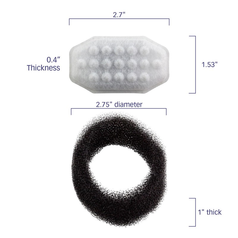 PET STANDARD Cat Water Fountain Filter Replacement & 12 Pack