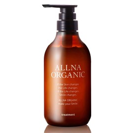 【Fragrant Smooth and Shiny Hair】ALLNA ORGANIC Treatment 16.9 fl oz (500 ml) Smooth, No Additives, Collagen, Hyaluronic Acid, Made in Japan