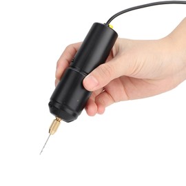Tyenaza Small Mini Drills, Electric Drills, Handheld Micro USB Drill with 3 Pieces Bits DC 5V