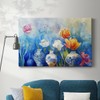 Renditions Gallery Abstract Canvas Paintings & Prints Tulips Springtime Flowers