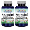 Vitamins Because Resveratrol Extract 3000mg 2X180Caps Maximum Strength USA Made