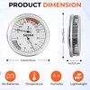 Golden Wave Sauna Thermometer & Hygrometer 2-in-1 – Fahrenheit (70-250°F)