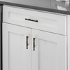 Ravinte Hardware 5 Pack 5 Inch Matte Black&Gold Cabinet Pulls