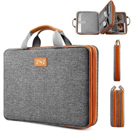 ZINZ Slim & Expandable Laptop Case 13 13.3 13.6 14 Inch Sleeve Compatible with MacBook Air/Pro 13-14 M1 M2 M3 2021-2023 Pro/Max,13.5 Surface Laptop 4/3,D02G02