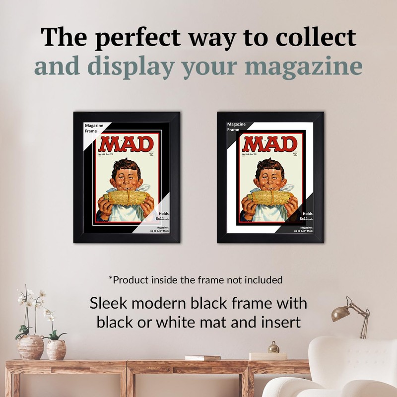 Creative Picture Frames 8 x 11 Magazine Frame with Full-Strength