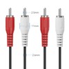 HDSupply RCA Cable, 2.50 m RCA Audio Cable, Stereo Audio