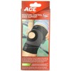 ACE Brand Moisture Control Knee Support, Medium, Black/Gray, 1/Pack