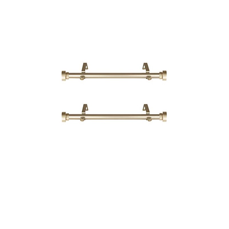 Rod Desyne - SIDE100-3 1" Side Curtain Rod, 12-20 inch