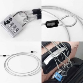 Wire cable 2M laptop strap steel wire Carrier lock 2ea