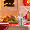 Stainless Steel Double Insulated Gravy Jug with Hinged Lid for