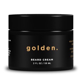 Golden Grooming Beard Cream | Hydrating & Softening Formula for a Healthy, Well-Groomed Beard | Signature Cream, 2oz