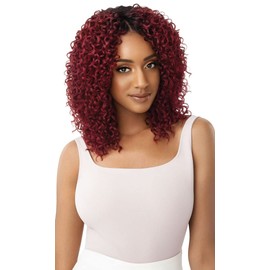 Outre Human Hair Purple Pack 3PCS WET and WAVY STYLE BOHO CURL (DR425)