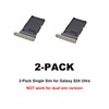 2 PCS for Galaxy S24 Ultra Single SIM Card Tray