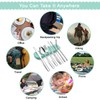 9 Piece Portable Stainless Steel Cutlery Set (Green)