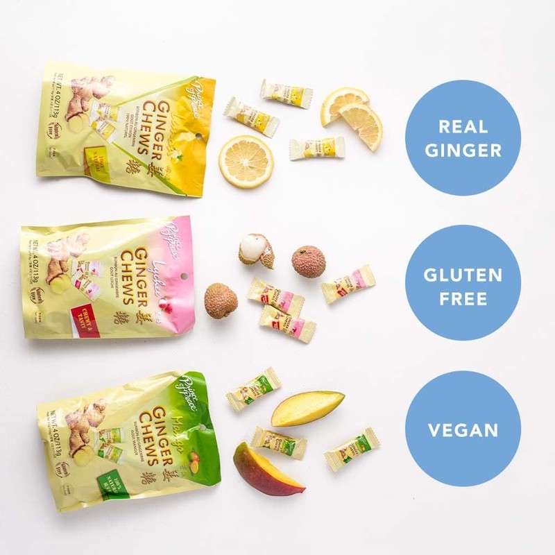 Prince of Peace Ginger Chews Assrted Flavors, 8 oz -