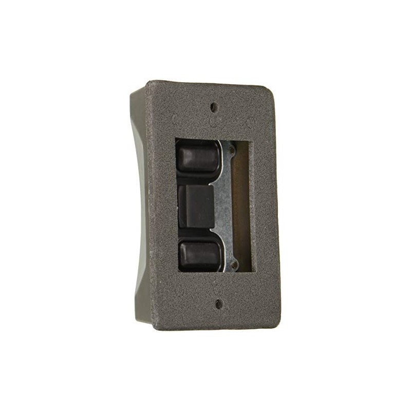 Hubbell 5123-2 Bell Vertical Decorator Shrink 1-Gang Weatherproof Cover, Bronze