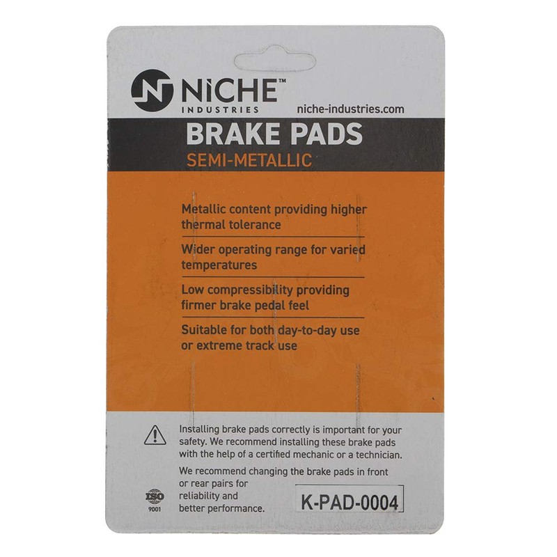 NICHE Brake Caliper Pad Kit for Polaris General Ranger RZR