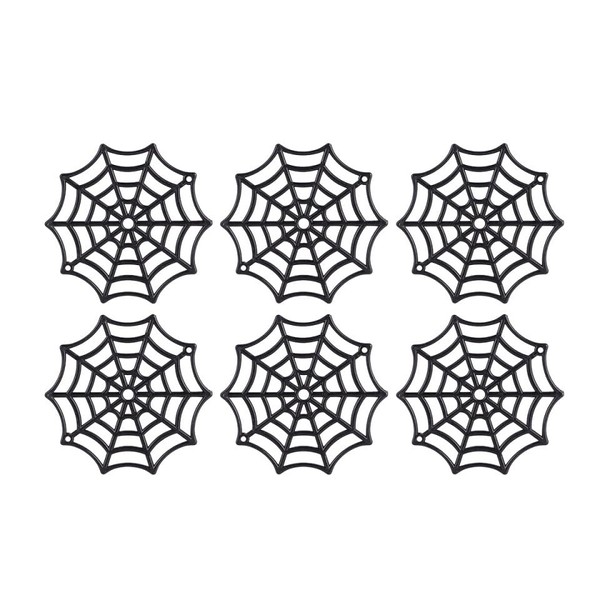 Homoyoyo 50Pcs Halloween Plastic Spider Web Faux Spider Web Plastic