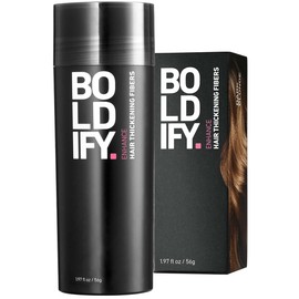 BOLDIFY Hair Fibres for Thinning Hair, Dark Blonde, Invisible, 56 g Bottle, Conceals Hair Loss in 15 Seconds, Hair Thickening for Fine Hair for Men and Women
