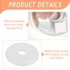 TNJPSEK 6 Pack 17mm Plumbing Cover Decorative Hole Plate, Self-Adhesive