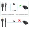 Jsvecip Radar Detector Cord, USB to RJ11 Plug Cable,for Escort