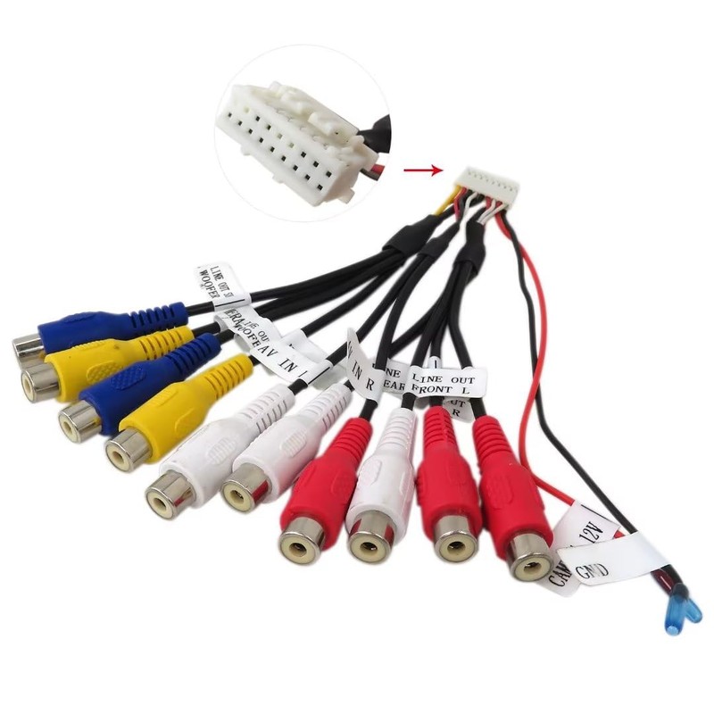 XDCPA10BT Car Radio Wire Harness Connector for Dual XDCPA10BT Receiver