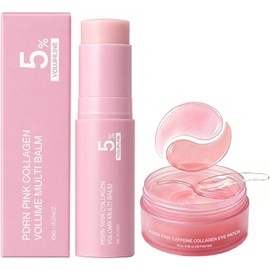 Bálsamo con PDRN, Volufiline, NAD y Colágeno y Mascarilla, Apariencia Juvenil, Suaviza Líneas Finas, Favorece la Firmeza, Contorno de Ojos, Cuello y Frente (1PCS)