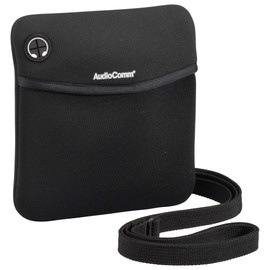Ohm Electric Portable CD Player Pouch, Black, AV-P1016ZYD-K (Approx.) Width 6.3 x Height 6.7 inches (160 mm) x Height 6.7 inches (170 mm) (not including protrusions)