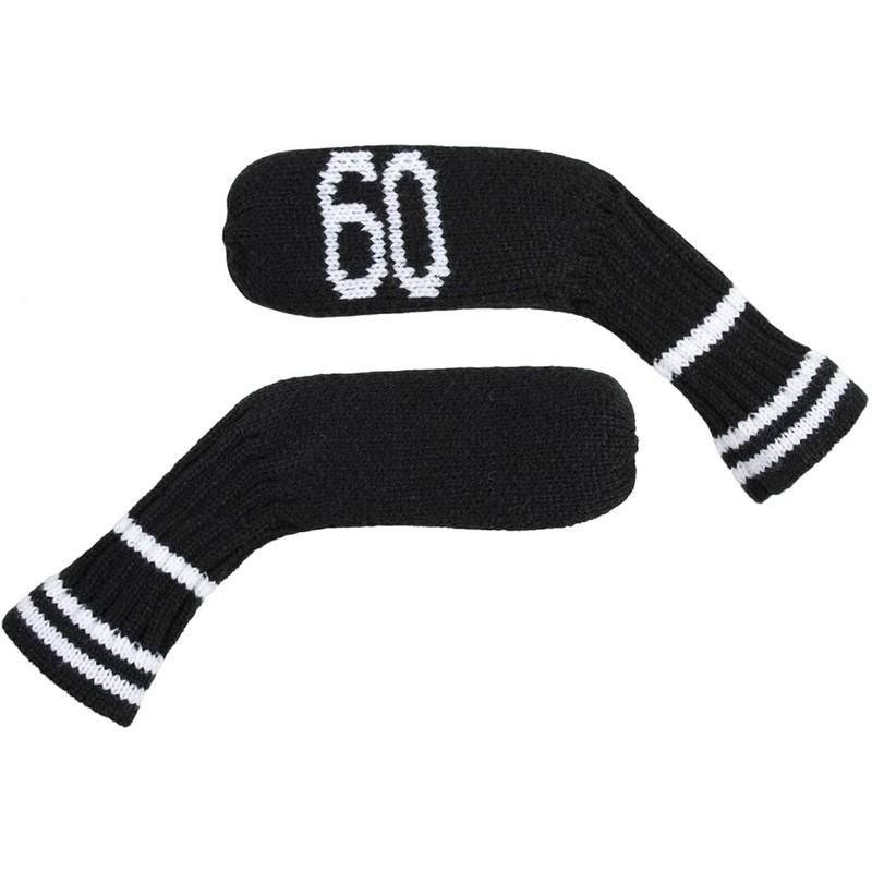 Knitted Wedge Golf Iron Headcovers 7 PCS Club Protector 48,50,52,54,56,58,60
