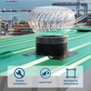 Inracity 8 Inch Roof Vent Adapter for Shipping Container, for