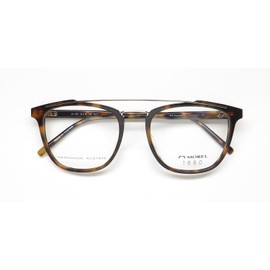 Marius Morel 1880 60118m Eyeglass Frame/Glasses Handmade Acetate Classic Shape [54-19-140, tortoise/gold]