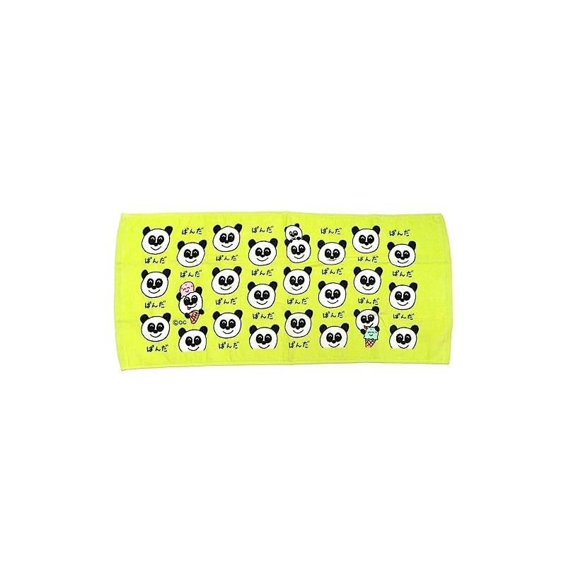 Panda Face Towel, Printed Long Towel, Okaki Series