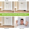 DINGLIAN 2 PCS Door Brush Bottom Sweep, Door Sweep for