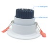 LightingWill 4-Pack 3W CRI80 2inch(51mm) LED Downlight Dimmable COB Directional