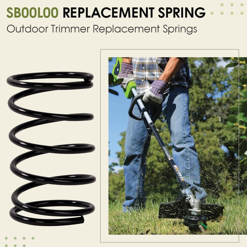 Kaberalty SB00L00 Replacement Trimmer Spring Compatible with Greenworks ST60V ST60V-T0